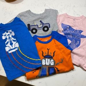 Bundle of boys 4t t-shirts